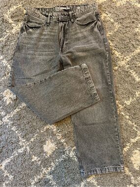 Original Use Gray Black Washed baggy Jeans